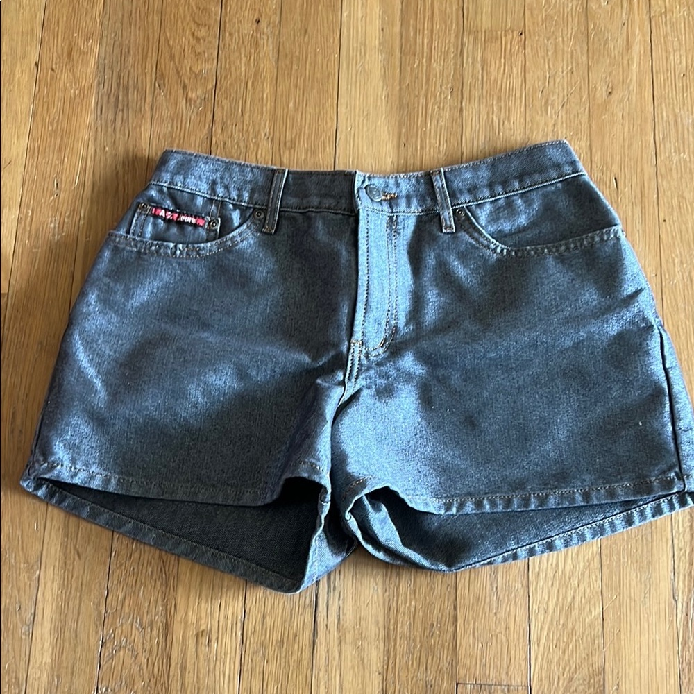 Vintage NWOTs Coated Denim Jean Shorts